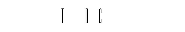 ThreeDeeCondo font preview