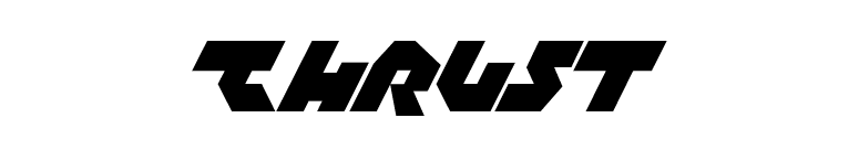 Thrust font preview