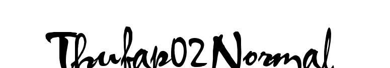 Thufap02 Normal font preview