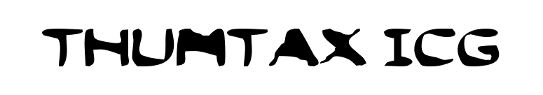 Thumtax ICG font preview