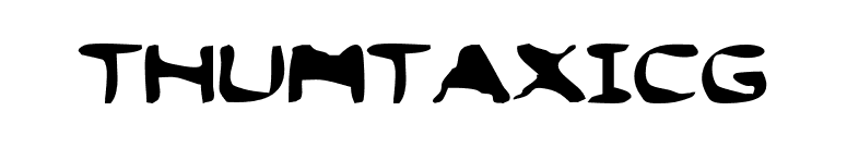 ThumtaxICG font preview