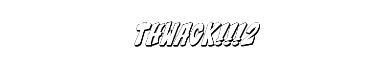 THWACK!!!2 font preview