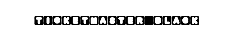 TicketMaster Black font preview