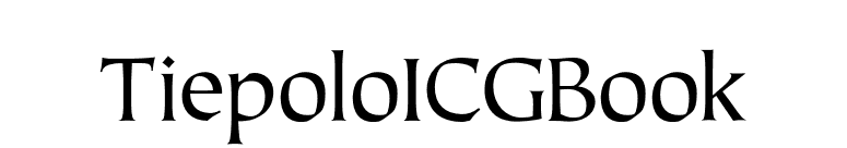TiepoloICGBook font preview