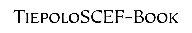TiepoloSCEF-Book font preview