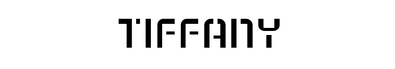 Tiffany font preview