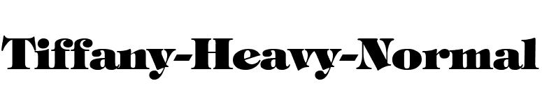 Tiffany-Heavy-Normal font preview