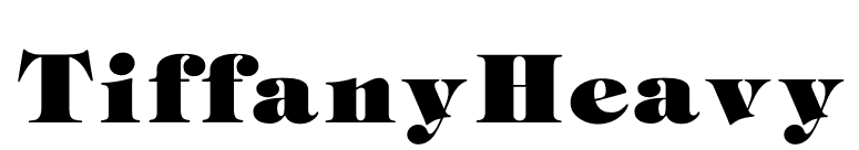 TiffanyHeavy font preview
