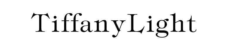 TiffanyLight font preview