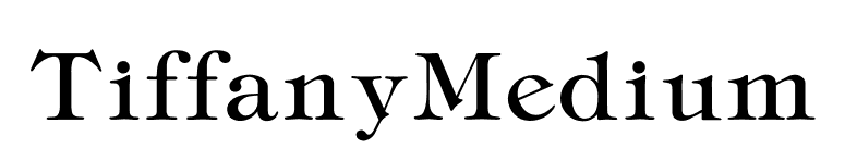 TiffanyMedium font preview
