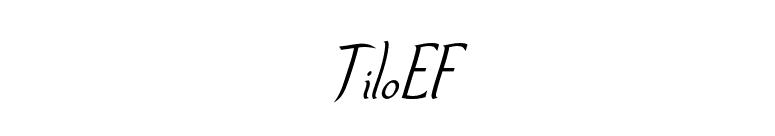 TiloEF font preview