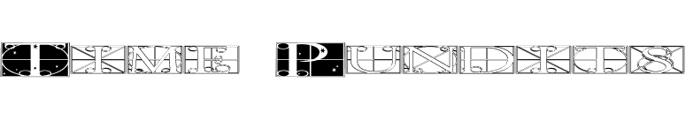 Time Pundits font preview