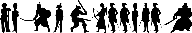 Time Warriors font preview