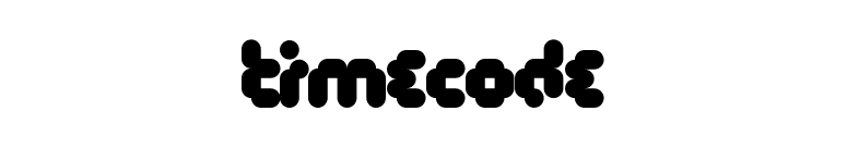 Timecode font preview