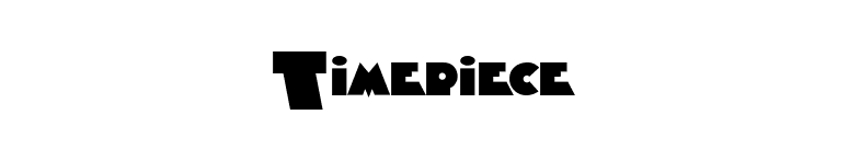 Timepiece font preview