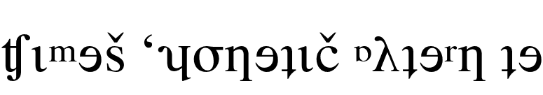 Times Phonetic Alternate font preview