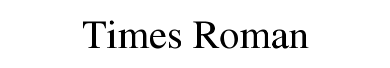 font-alphabet-styles-times-new-roman