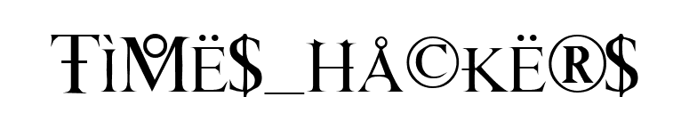 Times_Hackers font preview
