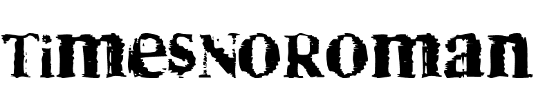 TimesNoRoman font preview