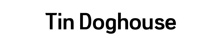 Tin Doghouse font preview
