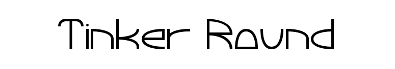 Tinker Round font preview