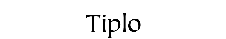 Tiplo font preview