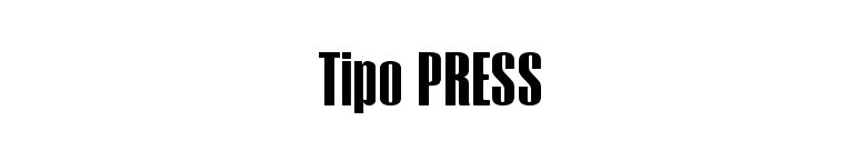 Tipo PRESS font preview