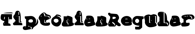 TiptonianRegular font preview
