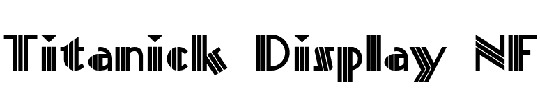 Titanick Display NF font preview