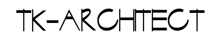 TK-ARCHITECT font preview
