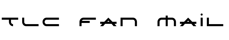 TLC Fan Mail font preview