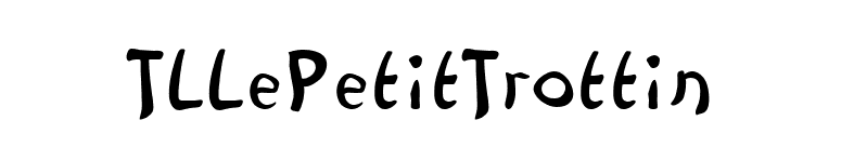 TLLePetitTrottin font preview