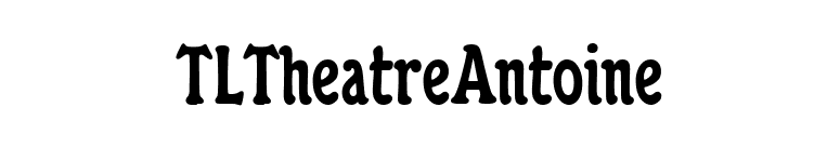TLTheatreAntoine font preview