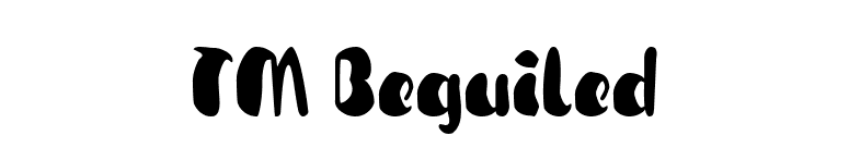 TM Beguiled font preview