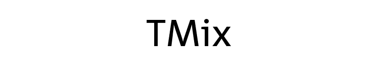 TMix font preview