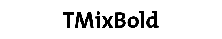 TMixBold font preview