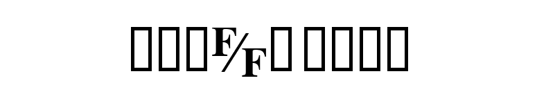 TmsFE Bold font preview