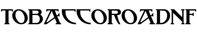 TobaccoRoadNF font preview