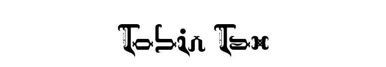 Tobin Tax font preview