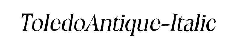 ToledoAntique-Italic font preview