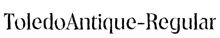 ToledoAntique-Regular font preview