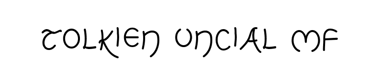 Tolkien Uncial MF font preview