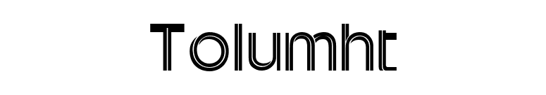Tolumht font preview