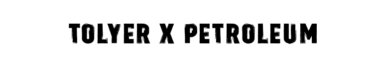 Tolyer X Petroleum font preview