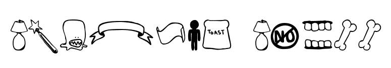 Tombats Three font preview