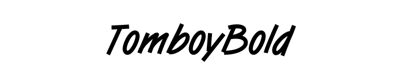 TomboyBold font preview