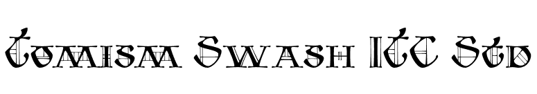 Tomism Swash ITC Std font preview