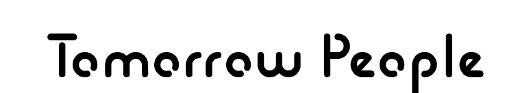 Tomorrow People font preview