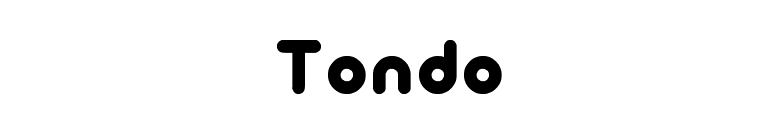 Tondo font preview