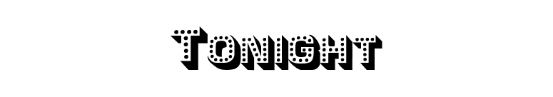 Tonight font preview